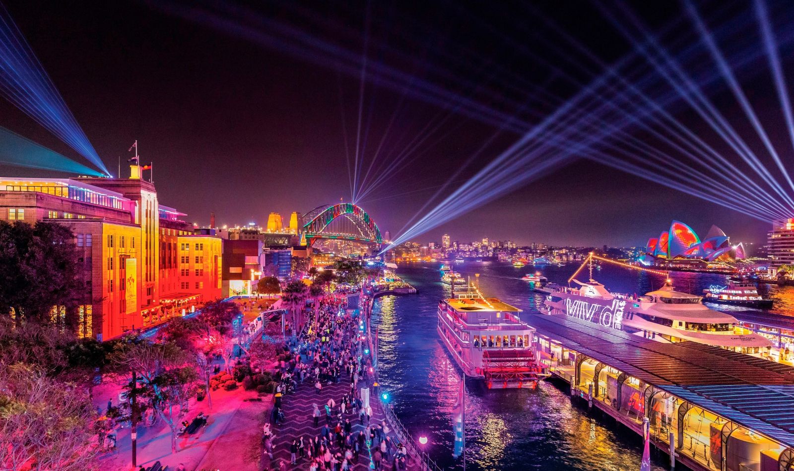 Du lịch Úc Sydney - Canberra - Lễ hội ánh sáng Vivid Sydney