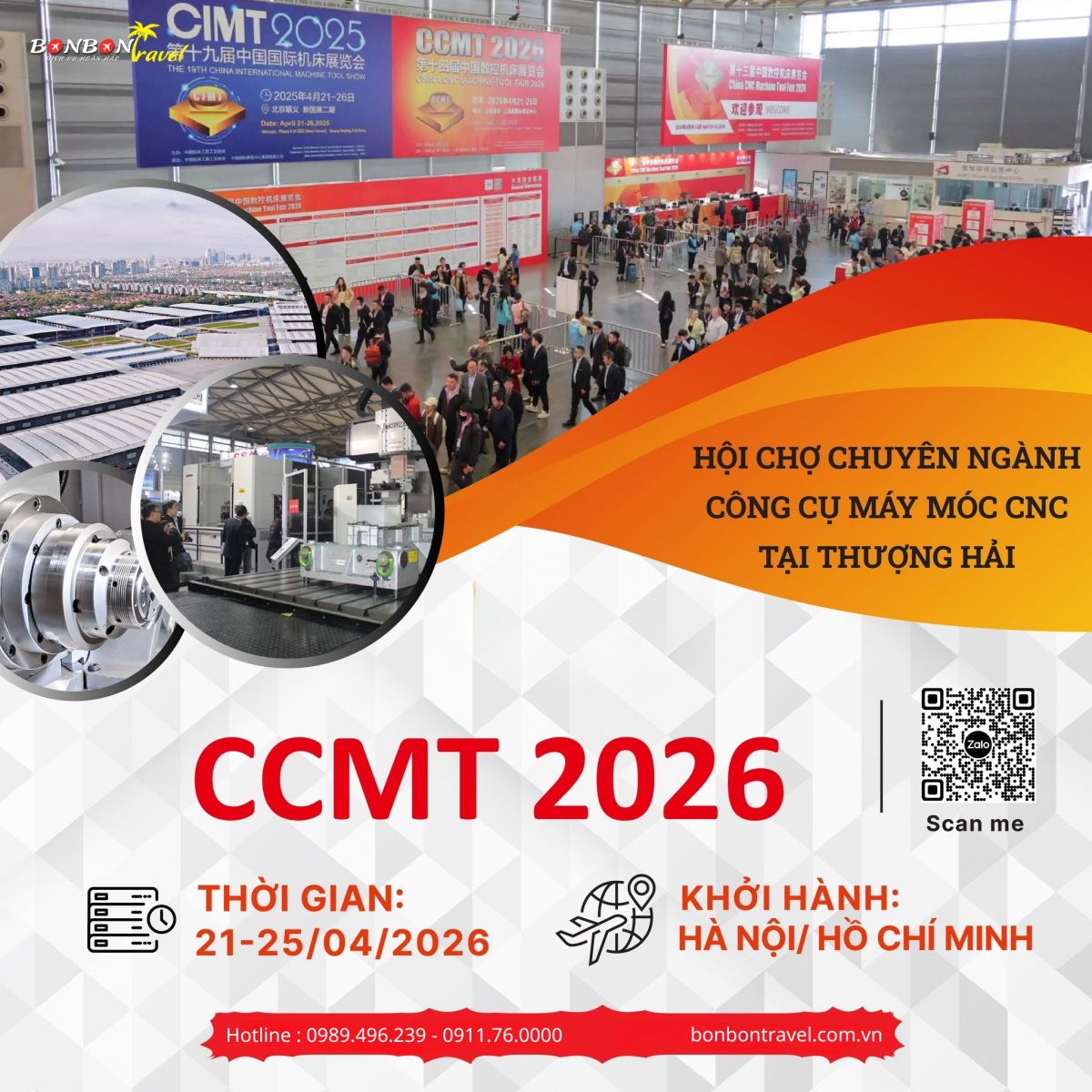 CCMT 2026 – Hội Chợ Máy Công Cụ CNC Quốc Tế Hàng Đầu Tại Thượng Hải